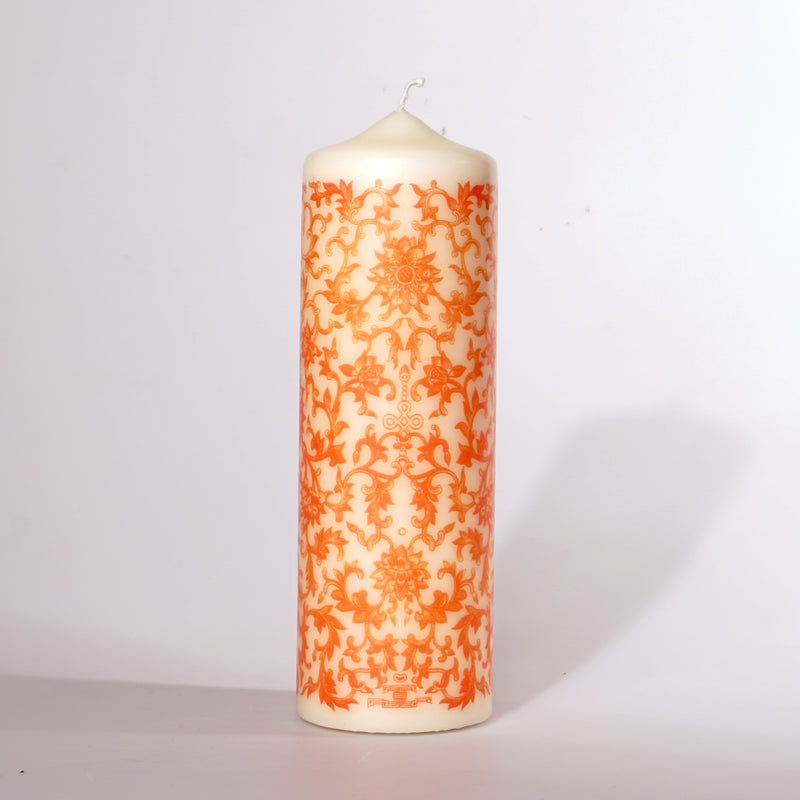 Design Kerze "Hope in Orange", Vintage Edition